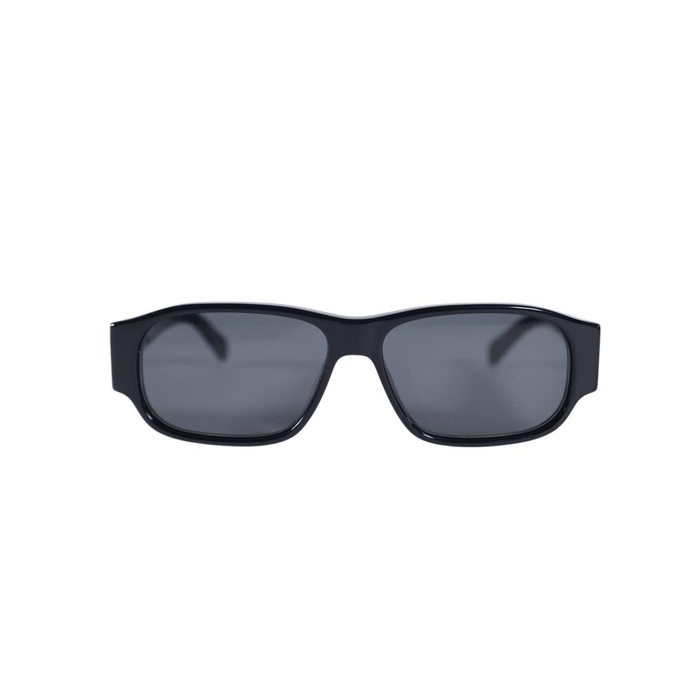 Salvatore Ferragamo Narrow Rectangle Mens Sunglasses - Black/Dark Grey - NWT